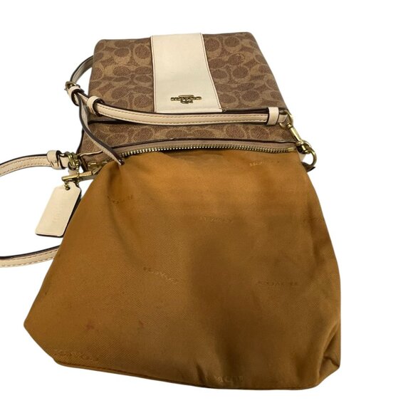 Coach Kitt Messenger Crossbody In Colorblock Signature Canvas - Picture 11 of 12